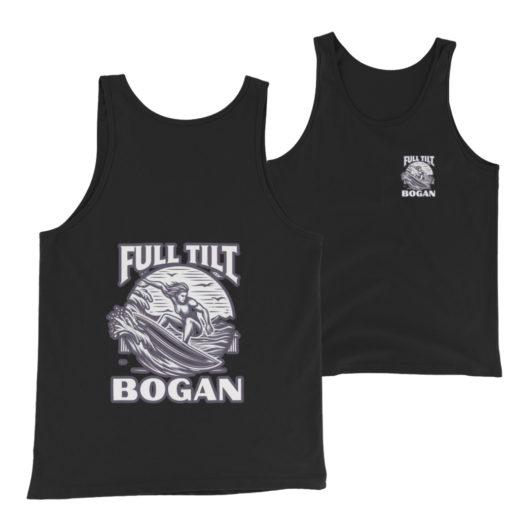 Full Tilt Bogan Surfing Range- Adult Singlet