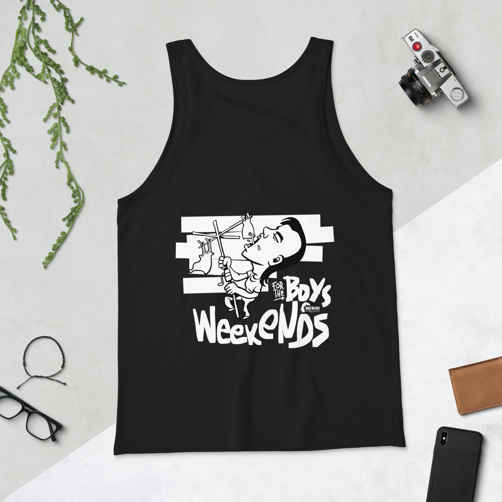 Weekends For The Boys Goon Range - Adult Singlet