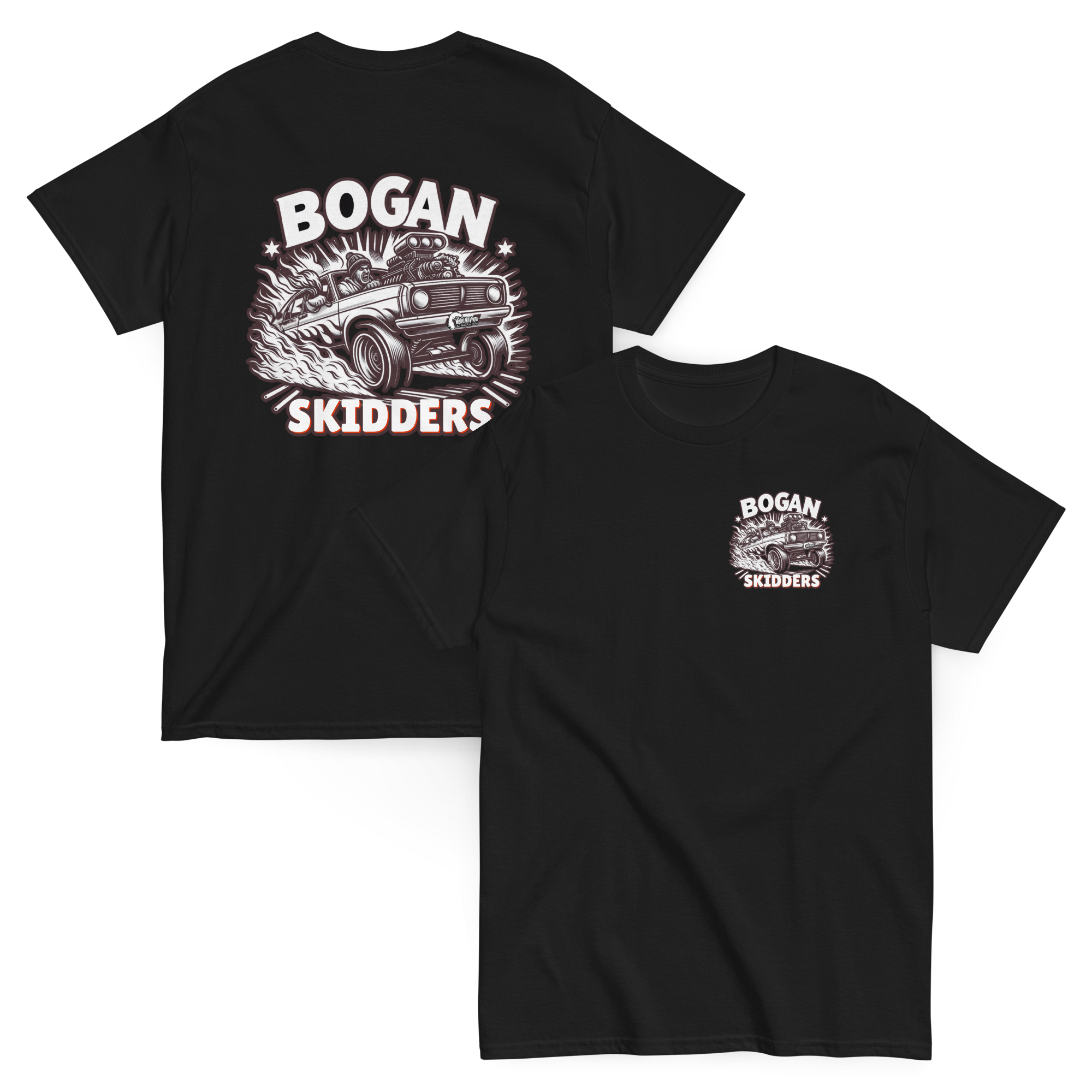 Bogan Skidders Beanie Bandit Adult Tee