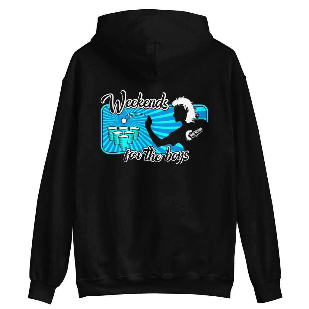 Weekends For The Boys Shots Adult Hoodie
